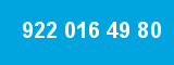 922 016 49 80